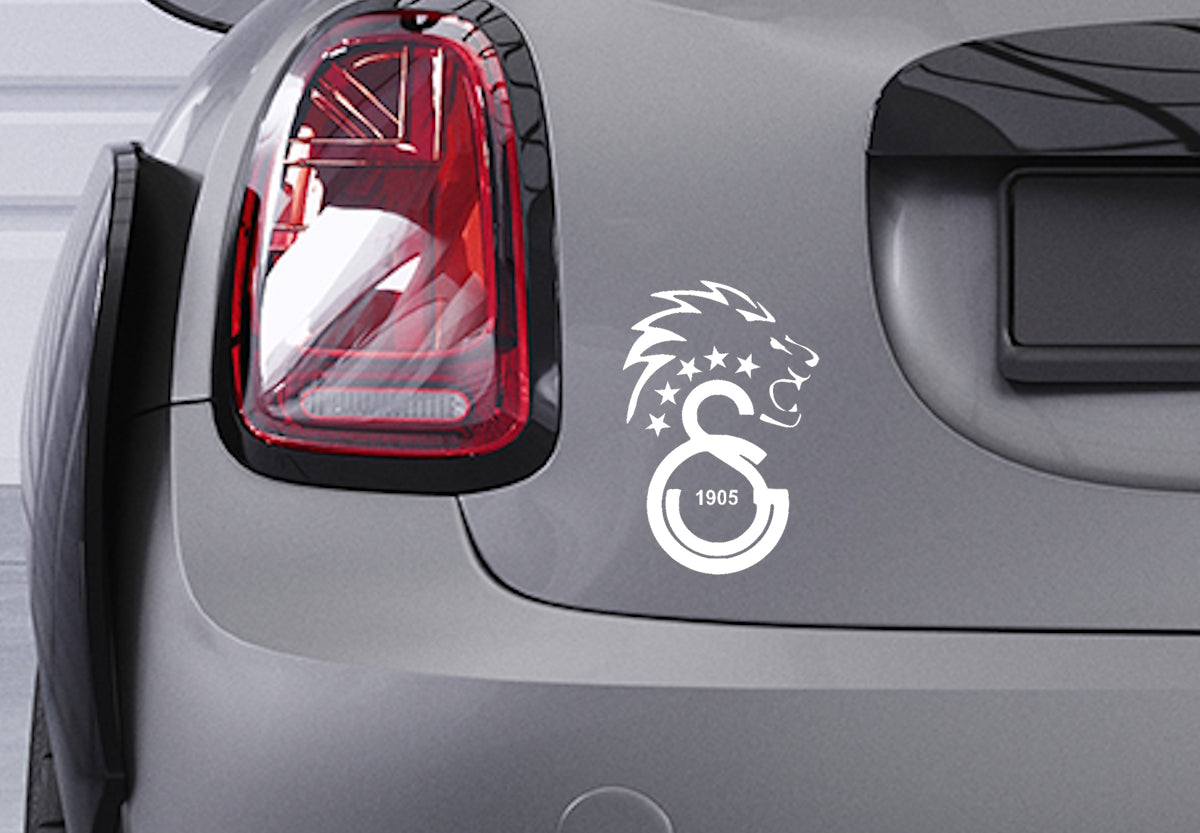 Galatasaray Aslan LOGO Autoaufkleber 13x8,5cm CIMBOM Türkiye
