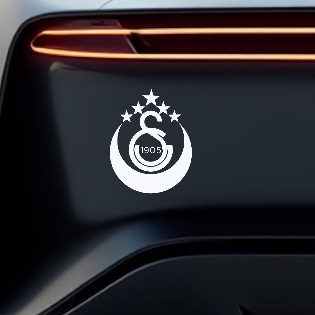 Galatasaray 5 Sterne Wappen Aufkleber Cimbom Arması Sticker Auto Motorrad