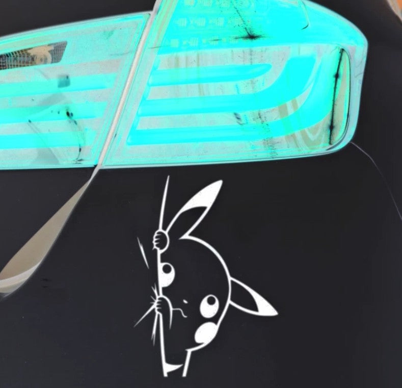 Pokemon Pikachu Aufkleber Style Tuning Special Edition Sticker Auto S/W 13x9cm