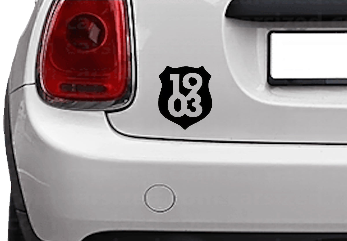 Besiktas Auto Sticker 10x10cm