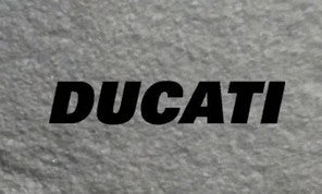 2 x DUCATI Aufkleber • Sticker • Schriftzug • 100x18mm • in Schwarz oder Weiß