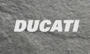 2 x DUCATI Aufkleber • Sticker • Schriftzug • 100x18mm • in Schwarz oder Weiß