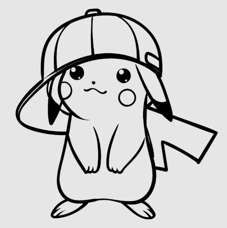 Pikachu  Aufkleber Style Tuning Special Edition Sticker Auto Pokemon 10,5x10cm