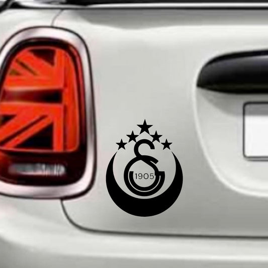 Galatasaray 5 Sterne Wappen Aufkleber Cimbom Arması Sticker Auto Motorrad