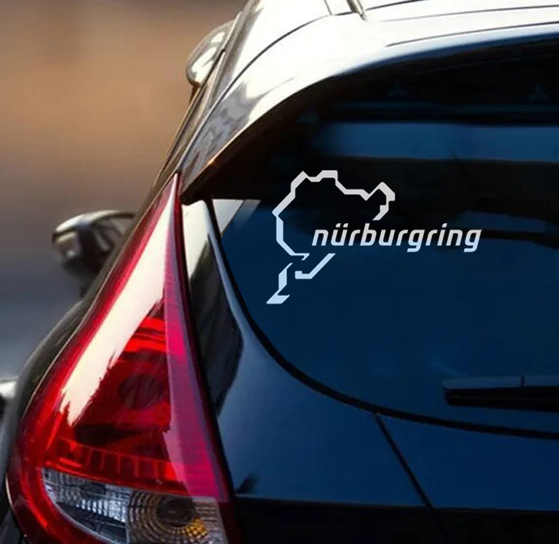 Nürburgring Aufkleber Auto Folie Track Map Racing Car Symbol 14.5 cm x 8.7 cm